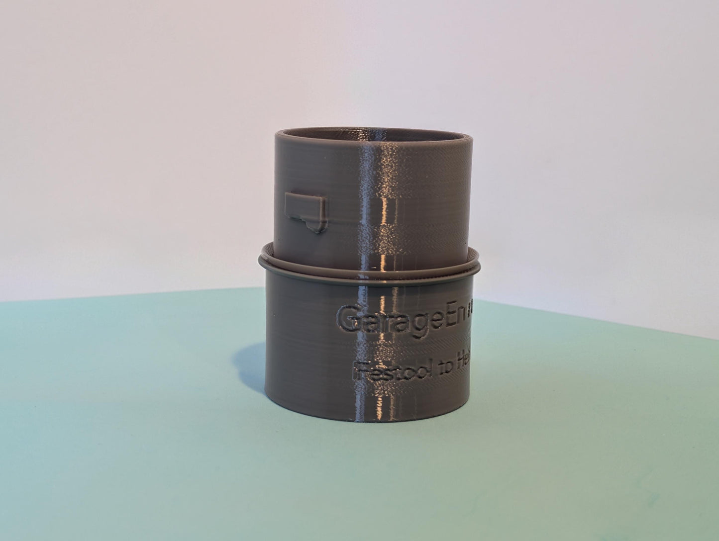Adapter for Hercules 12 Gallon OSHA-Compliant HEPA Dust Extractor to use a Festool dust extractor (compatible) hose.