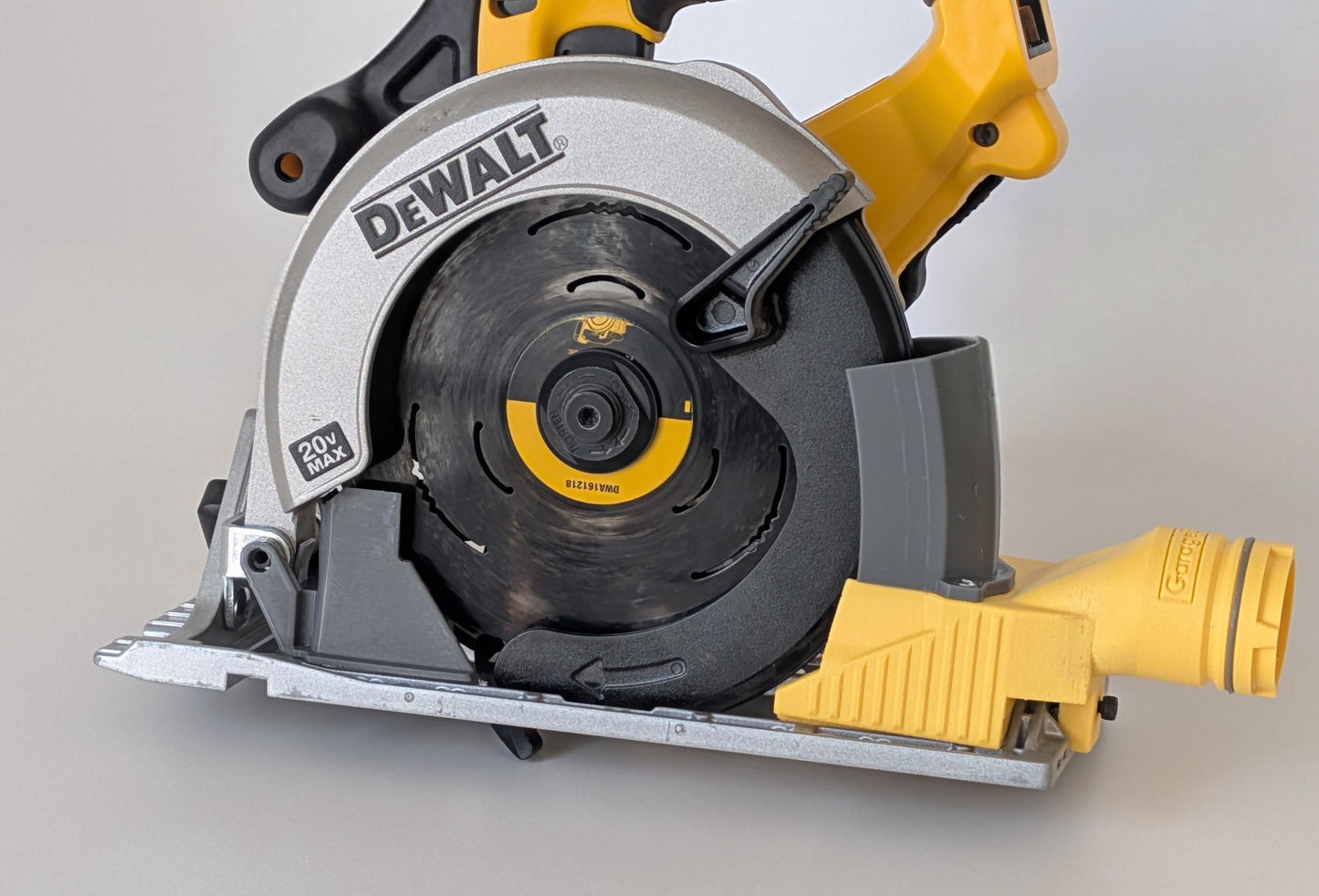 Vacuum Adapter for DeWALT DCS391 20v Circular Saw (Airlock Compatible) Version 2